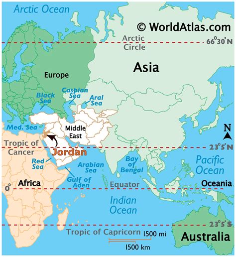 Jordan Map / Geography of Jordan / Map of Jordan - Worldatlas.com