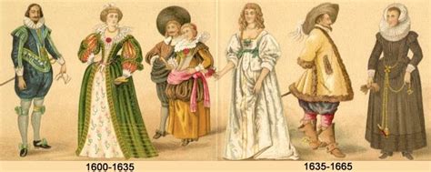 1600s Costume in England | Period costumes, Historical fashion, Types ...