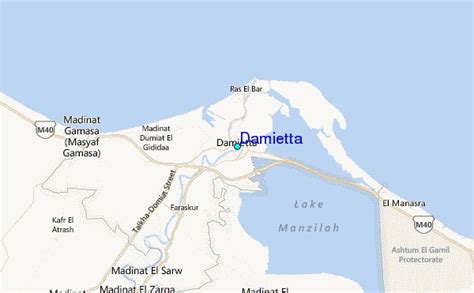 Damietta Tide Station Location Guide