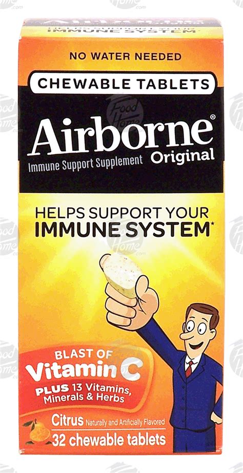 Groceries-Express.com Product Infomation for Airborne Original immune ...