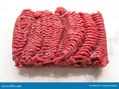 Raw hamburger meat stock photo. Image of still, cutting - 47095112