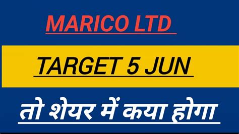 Marico share price today and, Marico share price 5 Jun, Marico share ...