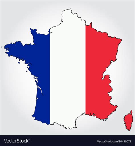 France Map Outline Printable