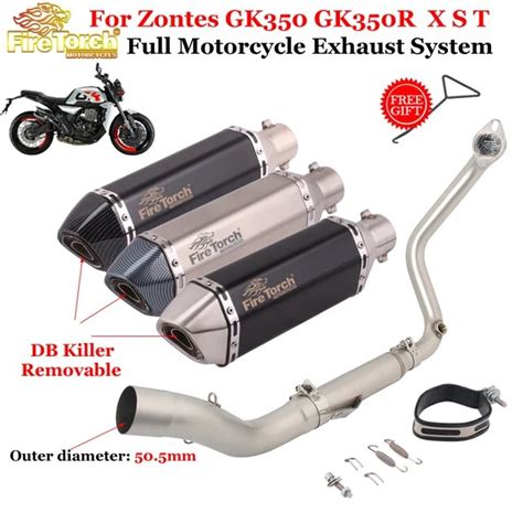 Zontes Exhaust Pipes Zontes Motorcycles Zontes Muffler, 56% OFF