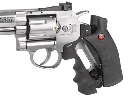 Crosman SR.357 CO2 Revolver, Silver | Pyramyd Air