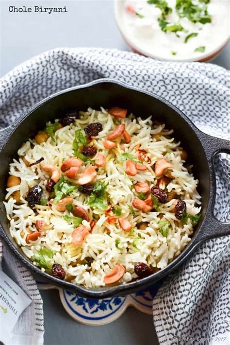 Chole Biryani | Basmati Rice with Chickpeas - Cooking Curries