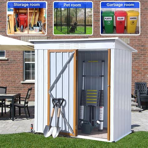 Utility Tool House Steel Storage Shed Galvanized Steel Tool Shed House ...