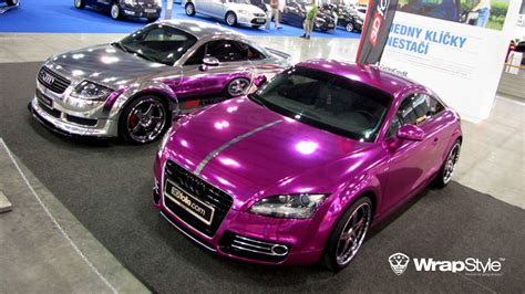 Audi TT - Pink Chrome wrap | WrapStyle