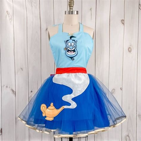 Genie Costume Women, Genie Aladdin Costume apron, Genie tutu Aladdin ...