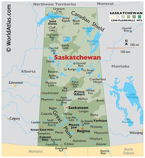 Saskatchewan Maps & Facts - World Atlas