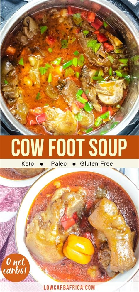 Cow Foot Soup (Cow Heel Soup) - Low Carb Africa