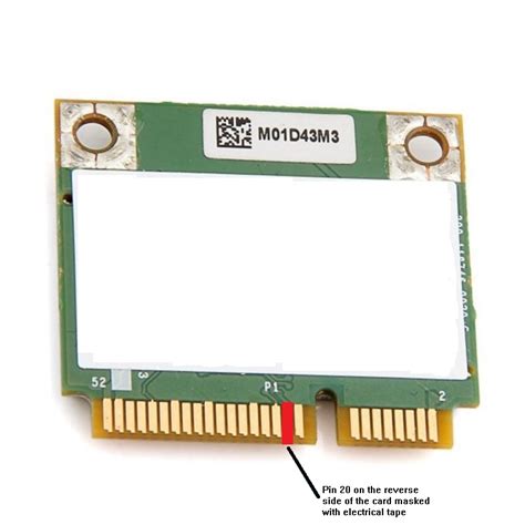 Using old Mini PCIE WLAN cards in modern laptops – Gsid works