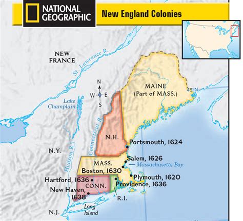 Map Of The Middle Colonies - Maping Resources