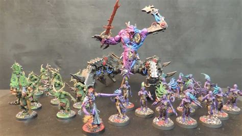 Chaos Daemons Army Showcase - YouTube