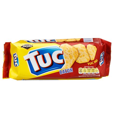 Jacob's Tuc Crackers - Bacon 100g | Biscuits, Snacks