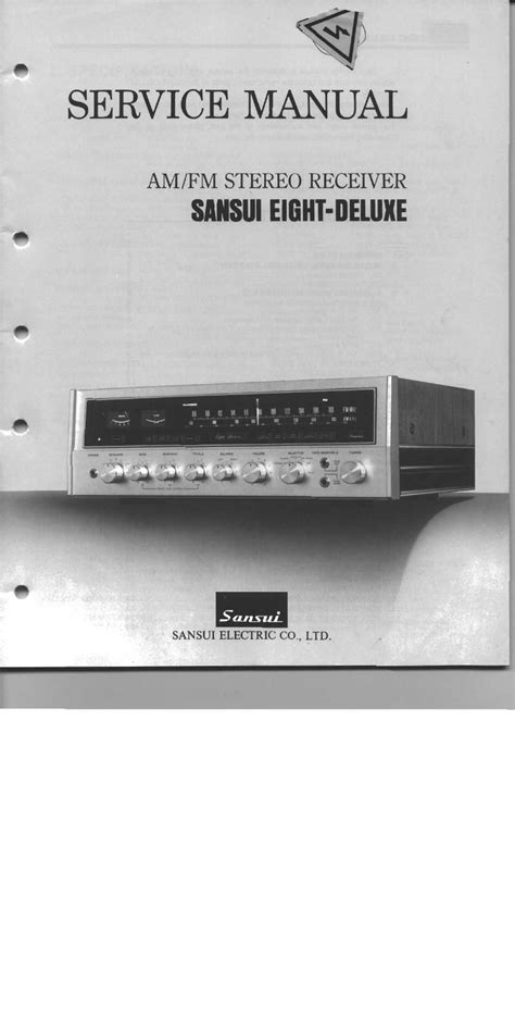 Download "Sansui 8 Service Manual" free