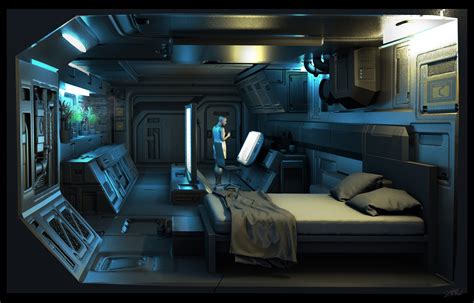 Sci Fi Concept Art Room