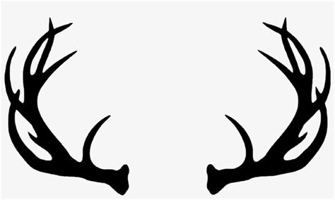 Deer Antlers Silhouette Png - Deer Antlers Clipart Black And White ...