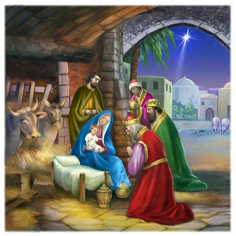 Nativity of Jesus Painting by Patrick Hoenderkamp - Fine Art America