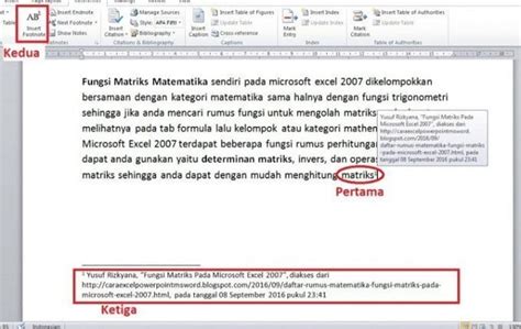 Cara Menulis Footnote dari Jurnal yang Benar dan Contohnya