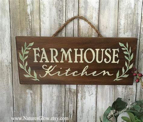 Farmhouse Kitchen Sign Rustic Wall Decor Kitchen Primitive - Etsy