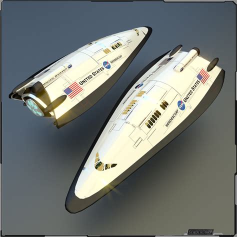 3d concept space shuttle