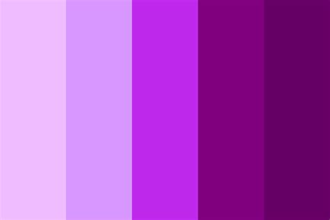 Shades of Purple Color Palette