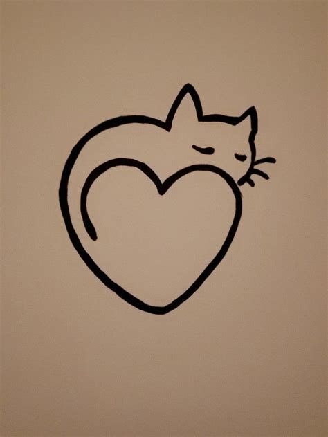 Simple Love Heart Cute Drawings - bmp-a