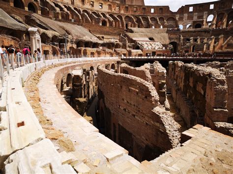 Ancient Roman Colosseum Inside