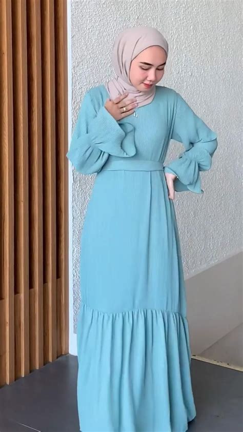 Dress Hari Raya Idul Fitri | Gaya model pakaian, Model baju wanita ...