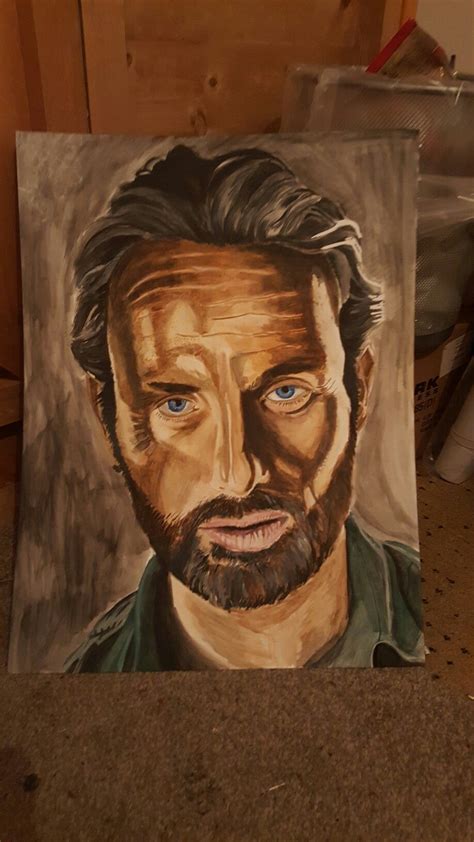 Rick Grimes Painting at PaintingValley.com | Explore collection of Rick ...