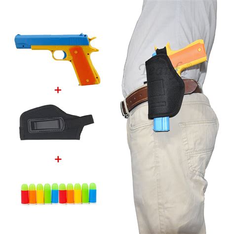 Buy Classic Foam Play Toy Colt 1911 Toy with Holster and Colorful Soft ...