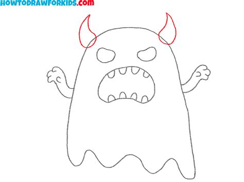 How to Draw a Monster Step by Step - Drawing Tutorial For Kids