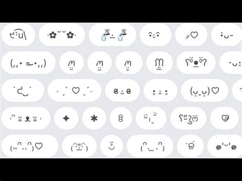 how to get cute & unique emoticon keyboard ₍ᐢ. ̫ .ᐢ₎ - YouTube