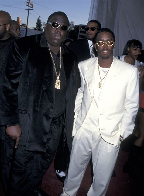 The Notorious B.I.G., left, and Sean Combs, a.k.a. Puff Daddy, in 1997 ...