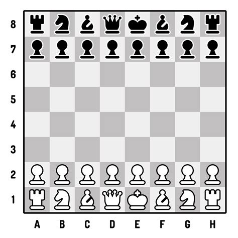 Printable Chess Board And Pieces - Free Printable Templates