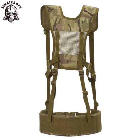 Tactical Belts MOLLE Military Harness Shoulder Battle Belt Combat Chest ...