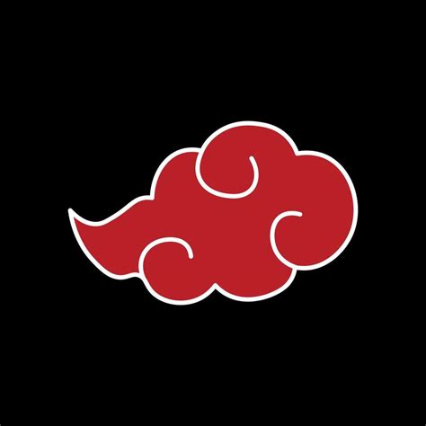 Akatsuki emblem, Naruto anime 23211207 Vector Art at Vecteezy