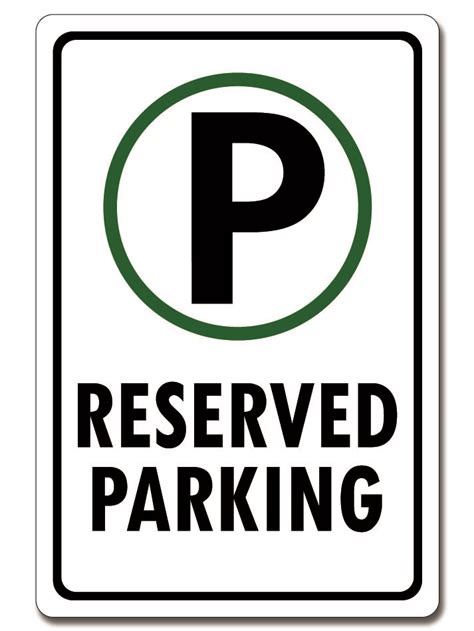 Reserved Parking Sign – Imaginit Design & Signs, Your Visual Solutions ...