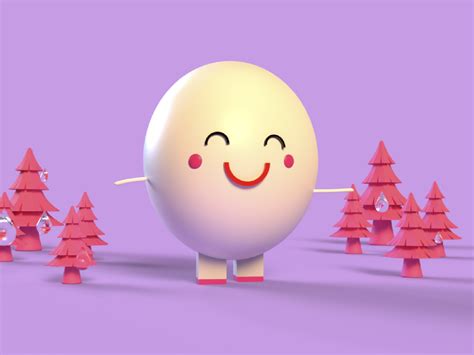 Egg 3D by Jaqueline on Dribbble