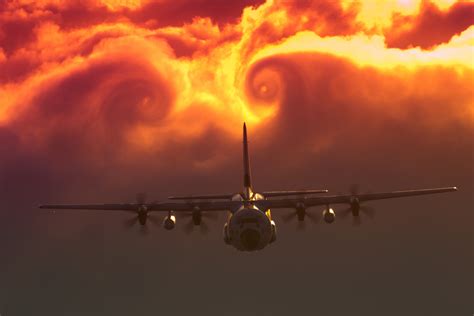 This impressive photo of a U.S. Coast Guard C-130J clearly shows what ...