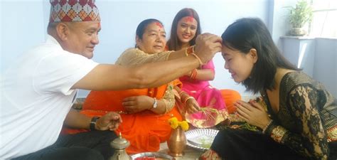 Celebration of Dashain by our Volunteers | Volunteer Society Nepal