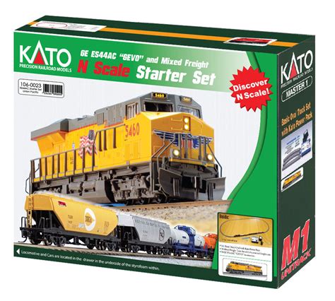 Kato 106-0023 UP GE ES44AC GEVO & Mixed Freight N Gauge Starter Set ...