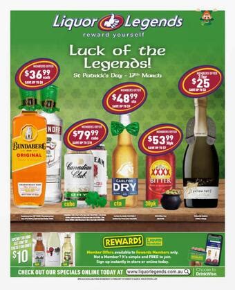 Liquor Legends catalogue - All specials from the latest Liquor Legends ...