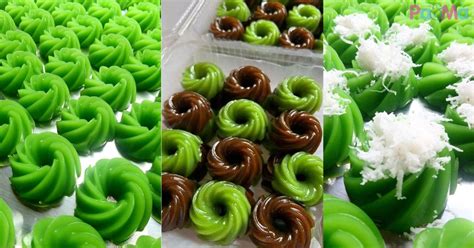 Resipi Kuih Kaswi Pandan Gedik, Paling Senang Nak Buat, Patutlah Viral!