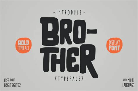 Brother Tipo de letra de giemons en Envato Elements | Typeface ...