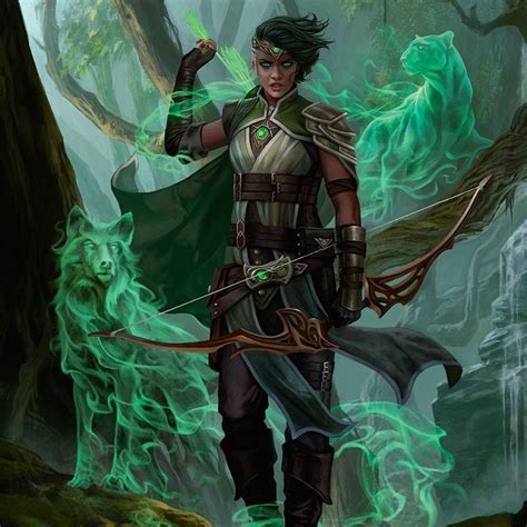 Vivien MtG Art from Dominaria Set by - Art of Magic: the Gathering