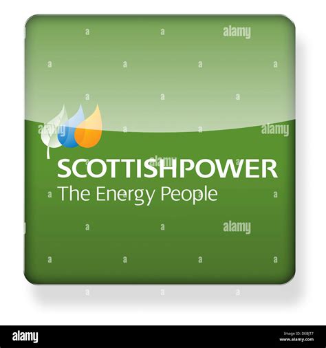 Scottish Power logo as an app icon. Clipping path included Stock Photo ...