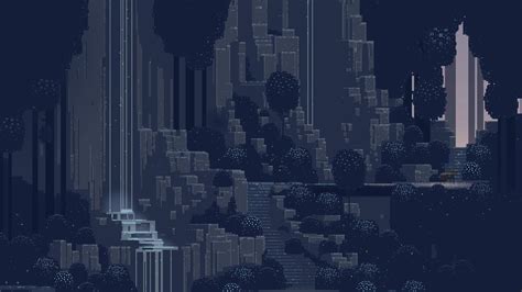 √ Pixel Art Cityscape