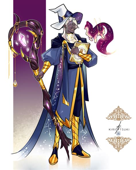 [OC][Art] Saros Stargazer - Divination Wizard : DnD | Fantasy character ...